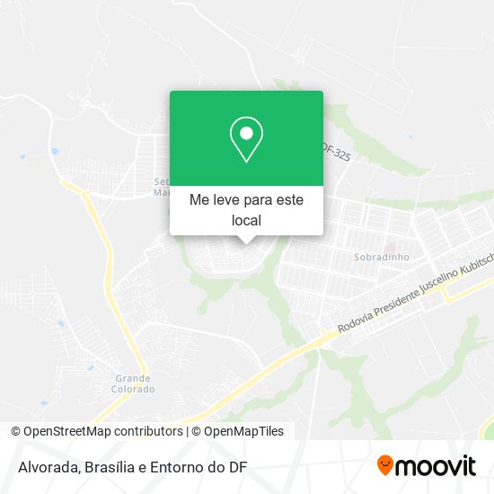 Alvorada mapa