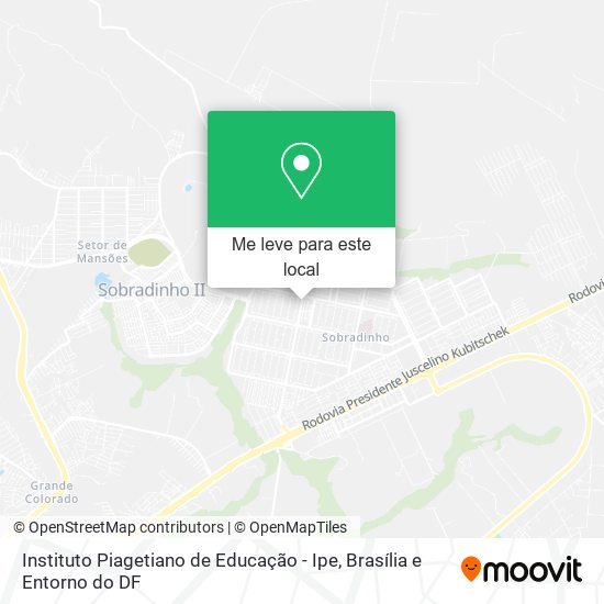 Instituto Piagetiano de Educação - Ipe mapa