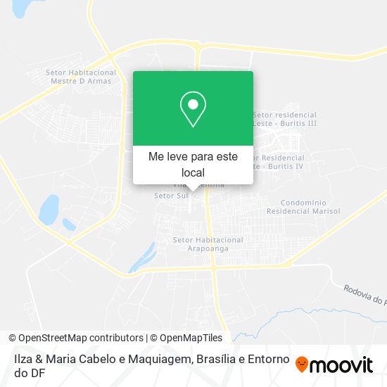 Ilza & Maria Cabelo e Maquiagem mapa