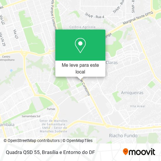 Quadra QSD 55 mapa