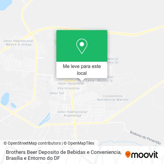 Brothers Beer Deposito de Bebidas e Conveniencia mapa