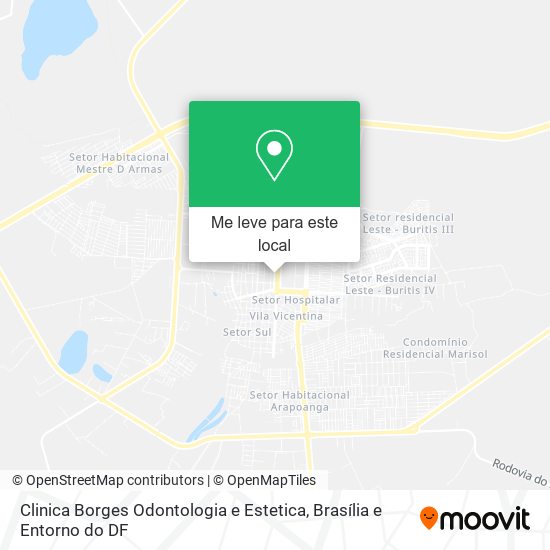 Clinica Borges Odontologia e Estetica mapa