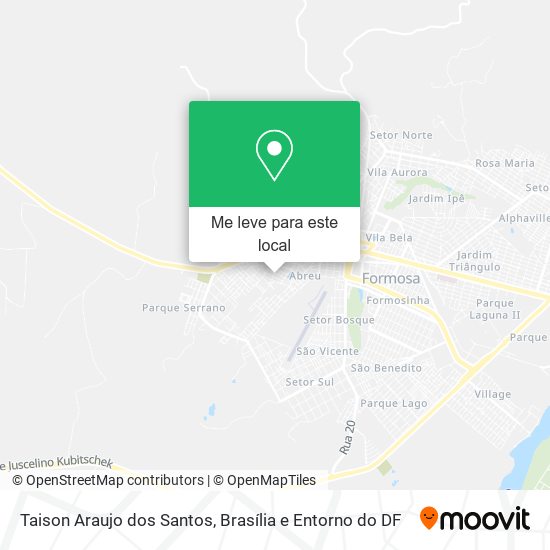 Taison Araujo dos Santos mapa