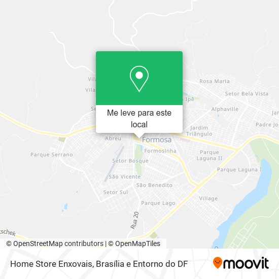 Home Store Enxovais mapa