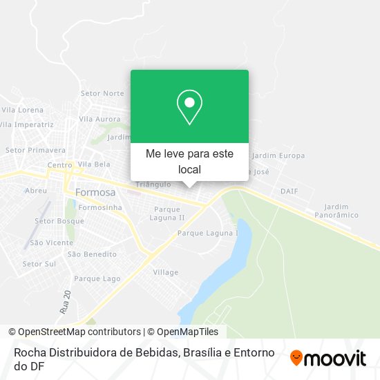 Rocha Distribuidora de Bebidas mapa