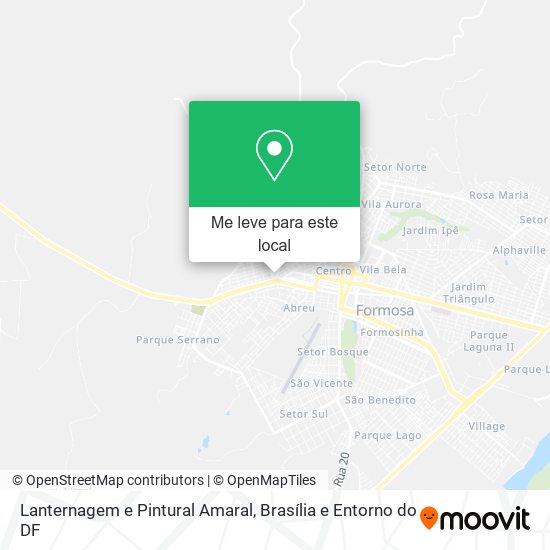 Lanternagem e Pintural Amaral mapa
