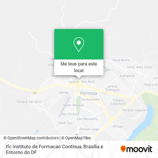 Ifc Instituto de Formacao Continua mapa