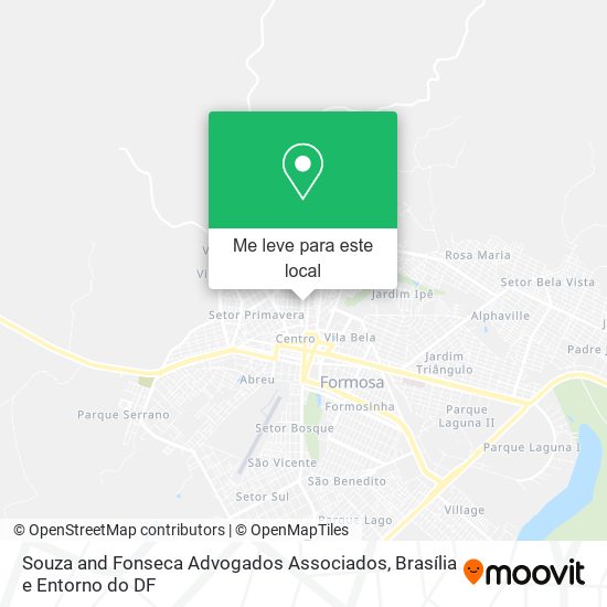 Souza and Fonseca Advogados Associados mapa