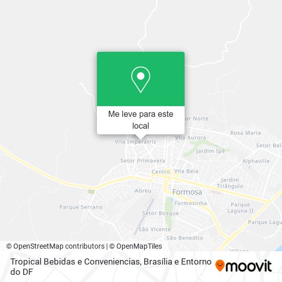 Tropical Bebidas e Conveniencias mapa