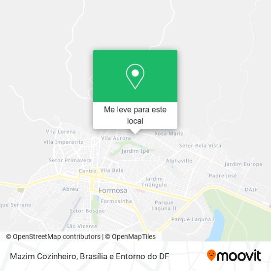 Mazim Cozinheiro mapa