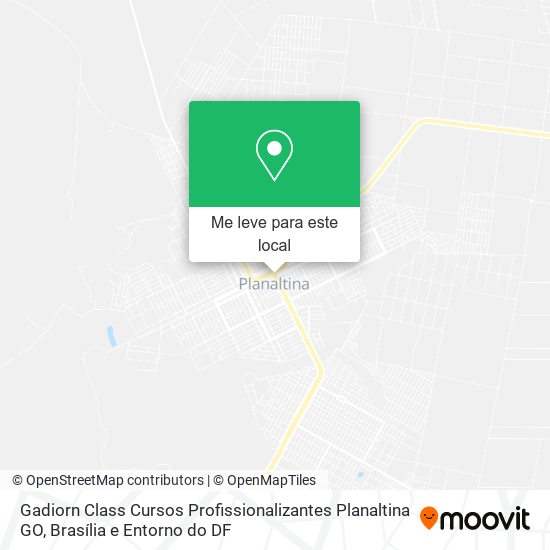 Gadiorn Class Cursos Profissionalizantes Planaltina GO mapa