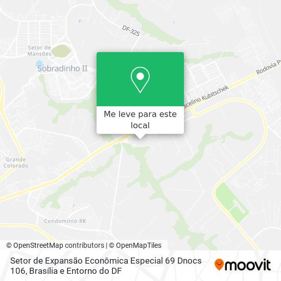Setor de Expansão Econômica Especial 69 Dnocs 106 mapa