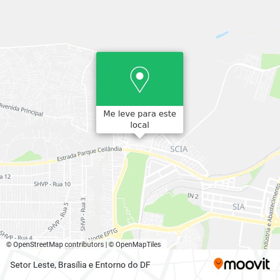Setor Leste mapa