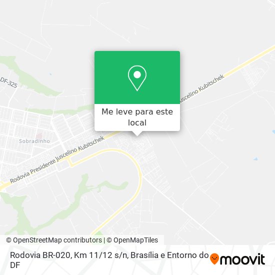 Rodovia BR-020, Km 11/12 s/n mapa