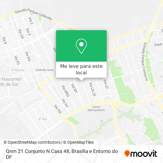 Qnm 21 Conjunto N Casa 48 mapa