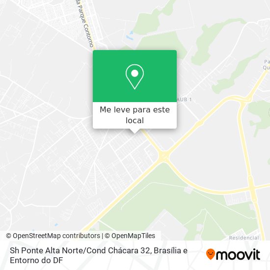 Sh Ponte Alta Norte / Cond Chácara 32 mapa