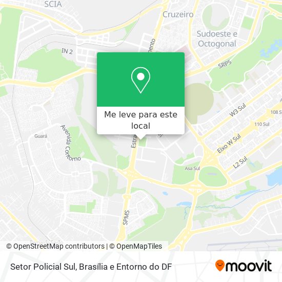 Setor Policial Sul mapa