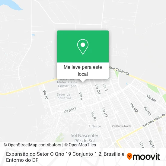 Expansão do Setor O Qno 19 Conjunto 1 2 mapa