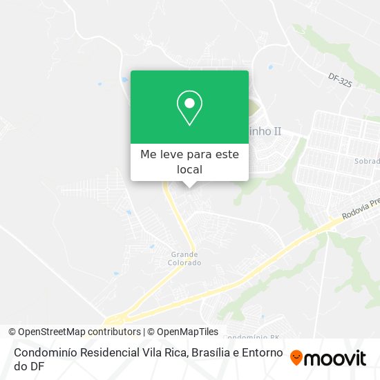 Condominío Residencial Vila Rica mapa