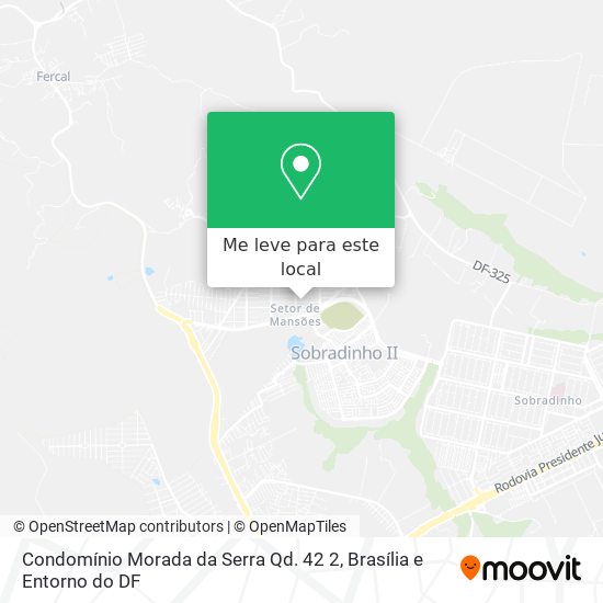 Condomínio Morada da Serra Qd. 42 2 mapa