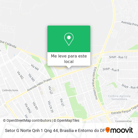 Setor G Norte Qnh 1 Qng 44 mapa