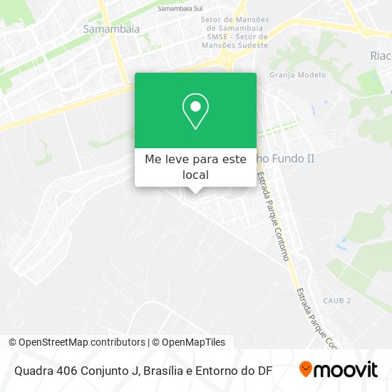 Quadra 406 Conjunto J mapa