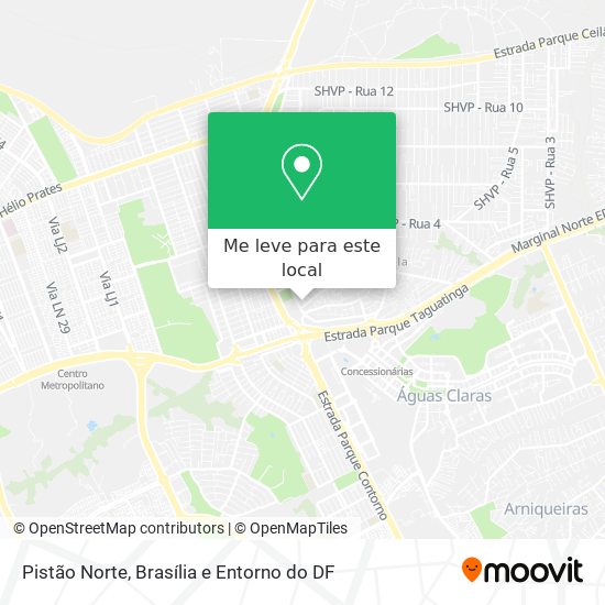 Pistão Norte mapa