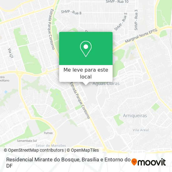 Residencial Mirante do Bosque mapa