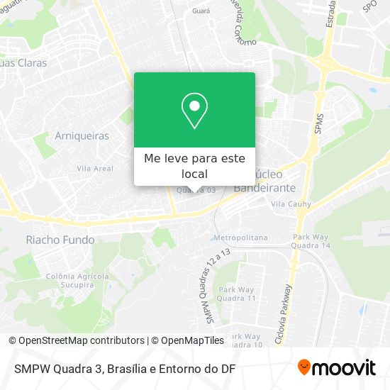 SMPW Quadra 3 mapa