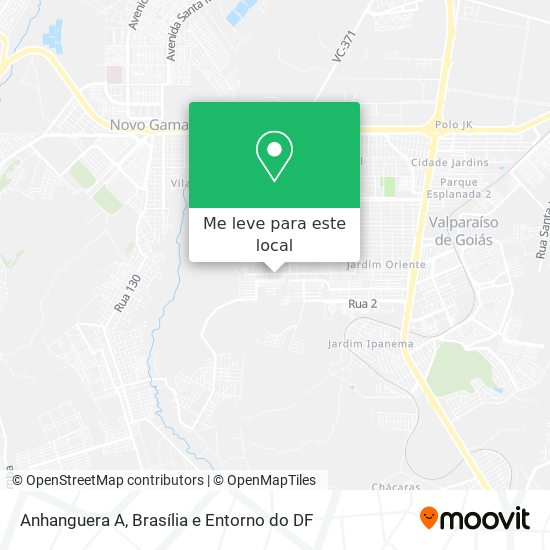 Anhanguera A mapa