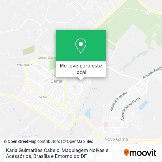 Karla Guimarães Cabelo, Maquiagem Noivas e Acessórios mapa