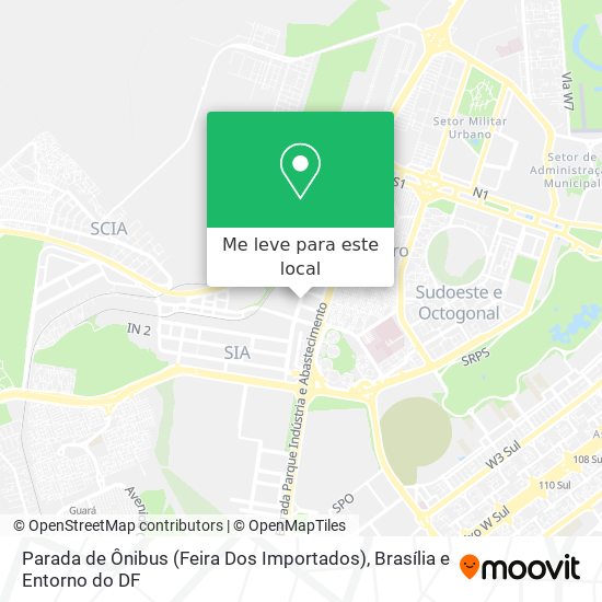 Parada de Ônibus (Feira Dos Importados) mapa