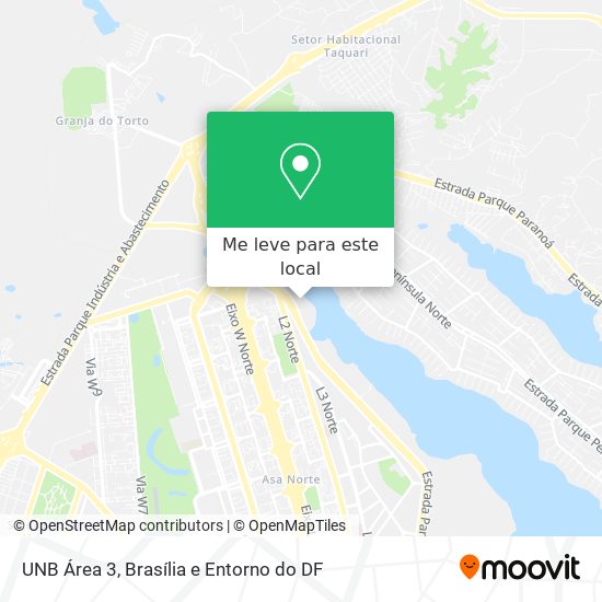 UNB Área 3 mapa