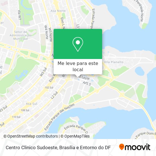 Centro Clinico Sudoeste mapa
