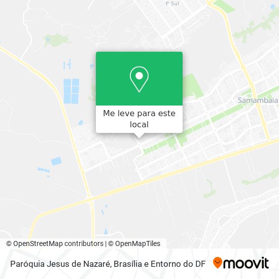 Paróquia Jesus de Nazaré mapa