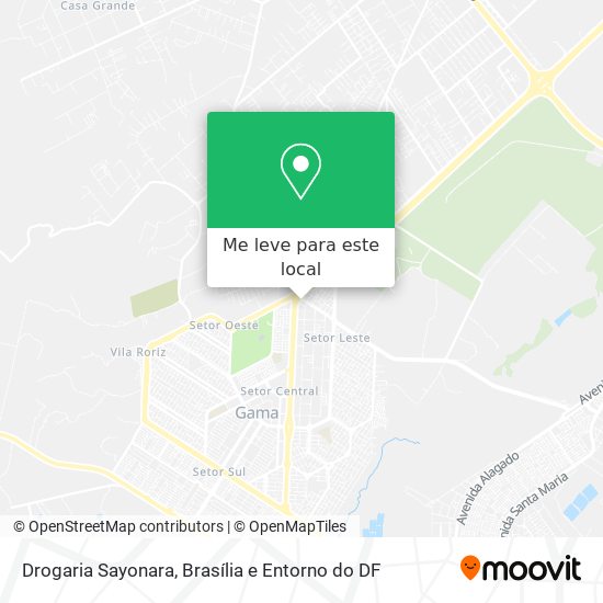 Drogaria Sayonara mapa