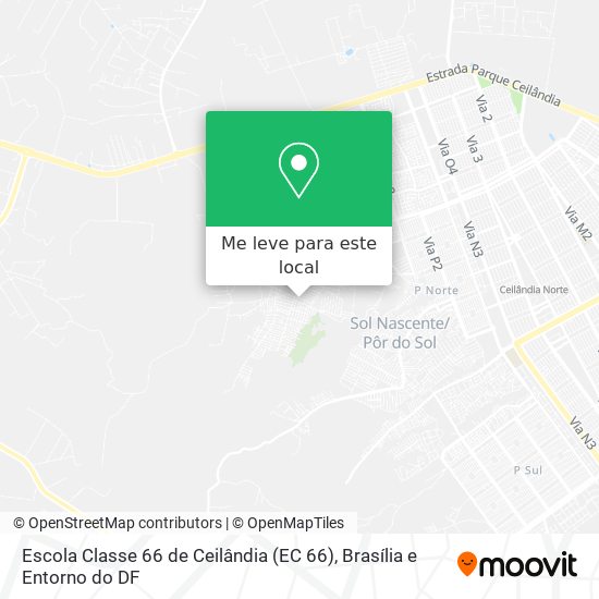 Escola Classe 66 de Ceilândia (EC 66) mapa