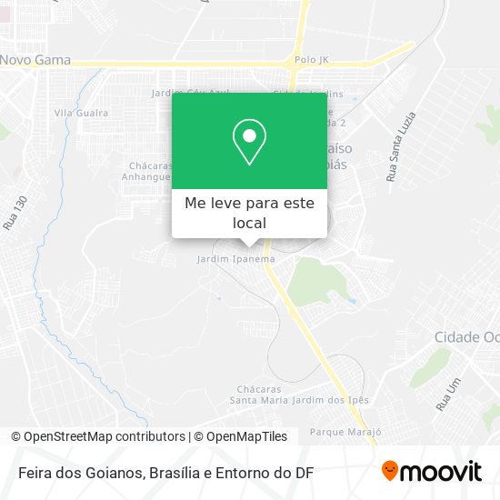 Feira dos Goianos mapa