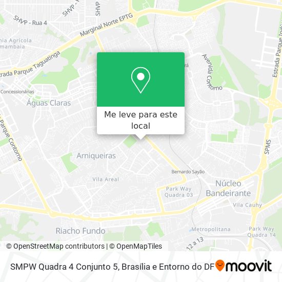 SMPW Quadra 4 Conjunto 5 mapa