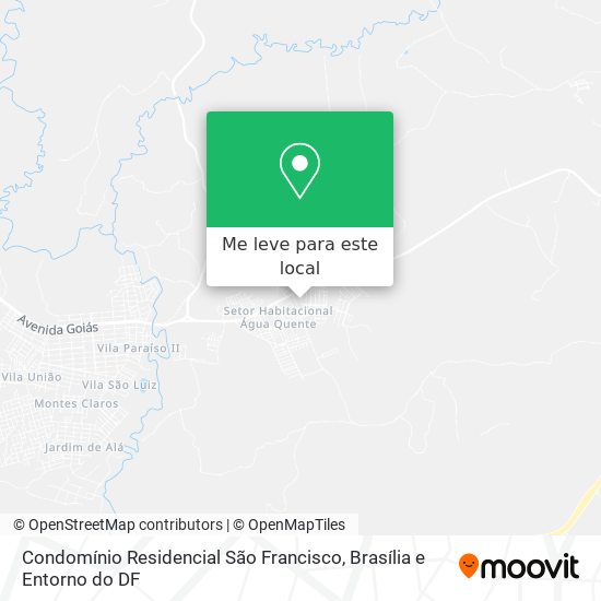 Condomínio Residencial São Francisco mapa