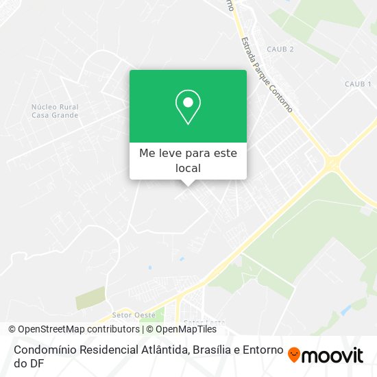 Condomínio Residencial Atlântida mapa