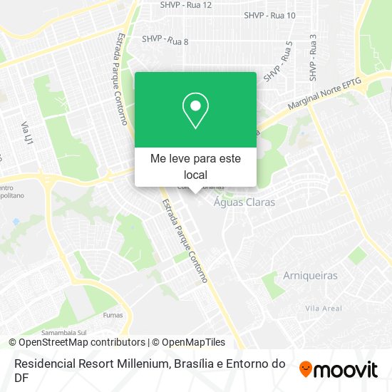 Residencial Resort Millenium mapa