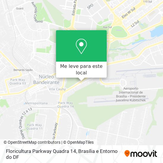 Floricultura Parkway Quadra 14 mapa