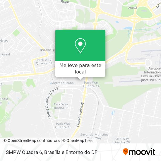 SMPW Quadra 6 mapa