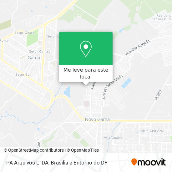PA Arquivos LTDA mapa