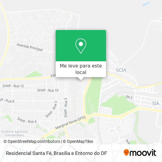 Residencial Santa Fé mapa