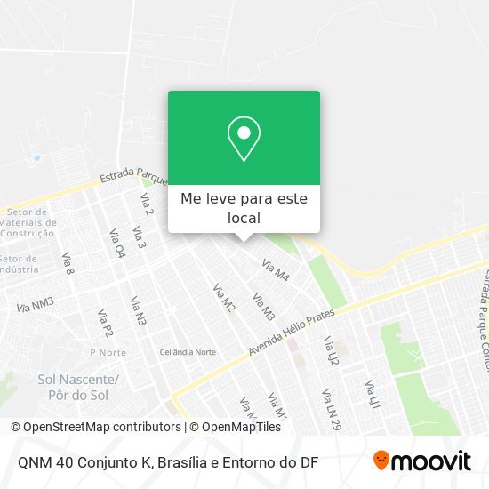 QNM 40 Conjunto K mapa