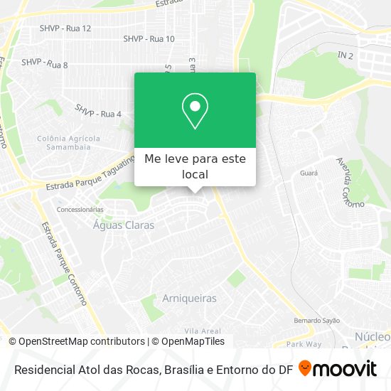 Residencial Atol das Rocas mapa