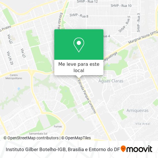 Instituto Gilber Botelho-IGB mapa