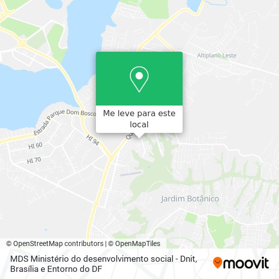 MDS Ministério do desenvolvimento social - Dnit mapa